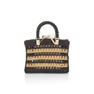 Mehry Mu Womens Lucia Woven Raffia Tote Bag Handbag